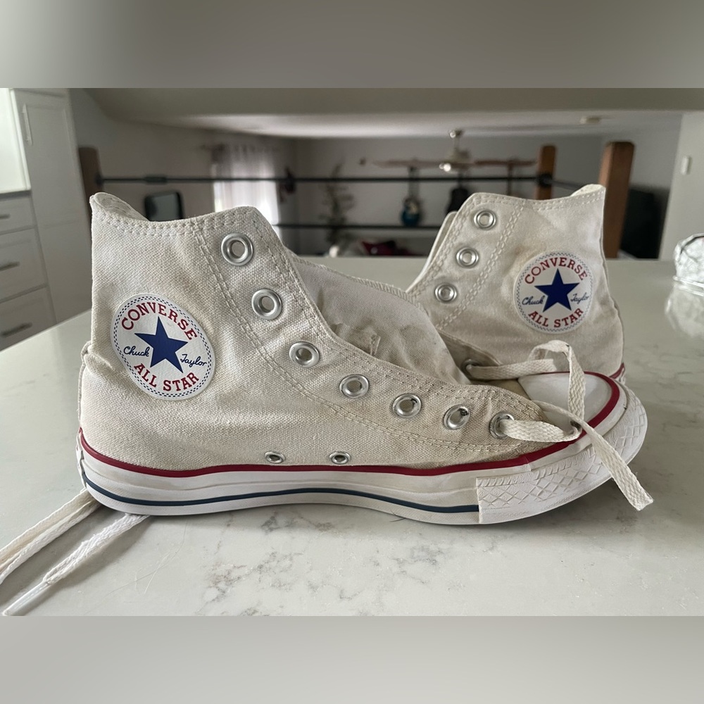 Converse - White High Tops